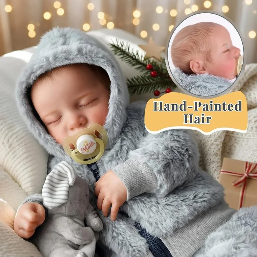 Reborn Baby Dolls Boys 17 Inch Real Baby Feeling Realistic Newborn Doll